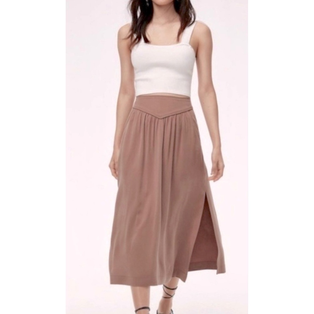 NWT Aritzia Wilfred Gabrielle Skirt in Cairo Sz XS